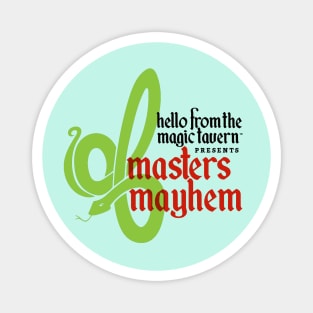 Masters of Mayhem Logo Circle Magnet